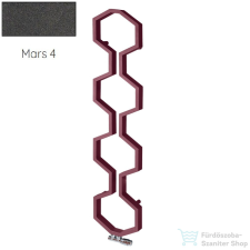 Radeco CARMEL 1800x400 design radiátor,MARS 4 (metál antracit) színben fűtőtest, radiátor