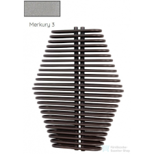 Radeco DIAMANTES 990x700 design radiátor, MERKURY 3 (metál világosszürke) színben fűtőtest, radiátor