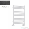 Radeco ENZO AK1-600/EL 415x630 törölközőszárítós radiátor, MERKURY 6 (metál fekete) színben