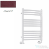Radeco ENZO AK2-600/EL 715x630 törölközőszárítós radiátor, JOWISZ 2 (metál bordó) színben
