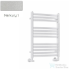Radeco ENZO AK3-600/EL 850x630 törölközőszárítós radiátor, MERKURY 1 (metál ezüst) színben