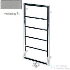 Radeco FRAGIL KOLOR 850x435 design radiátor, MERKURY 3 (metál világosszürke) színben fűtőtest, radiátor