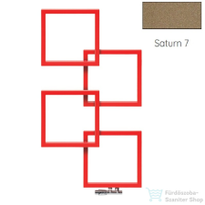 Radeco LOCO 4 1255x685 design radiátor, SATURN 7 (metál homok) színben,balos fűtőtest, radiátor