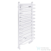 Radeco MARIO A3-400/M 870x435 törölközőszárítós radiátor fényes fehér színben