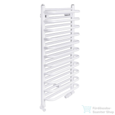 Radeco MARIO A3-400/M 870x435 törölközőszárítós radiátor fényes fehér színben fűtőtest, radiátor