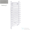 Radeco MARIO A4-350/M 1060x385 törölközőszárítós radiátor MERKURY 3 (metál világosszürke) színben