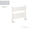 Radeco PINO K AK1-500/EP 415x530 törölközőszárítós radiátor, SATURN 1 (metál jégszürke) színben