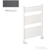 Radeco PINO K AK3-600/EP 850x630 törölközőszárítós radiátor, MERKURY 5 (metál sötétszürke) színben