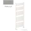 Radeco PINO K AK6-500/EP 1450x530 törölközőszárítós radiátor, MERKURY 3 (metál világosszürke) színben