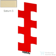 Radeco PUZEL 1190x490 design radiátor,SATURN 5 (matt krém) színben fűtőtest, radiátor