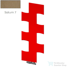 Radeco PUZEL 1190x490 design radiátor,SATURN 7 (metál homok) színben fűtőtest, radiátor