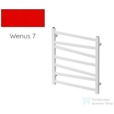 Radeco RIVER 1 600x530 design radiátor, WENUS 7 (piros) színben fűtőtest, radiátor