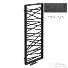 Radeco SPIDER 1 1600x530 design radiátor, MERKURY 6 (metál fekete) színben fűtőtest, radiátor