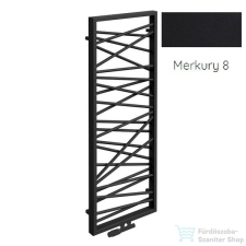 Radeco SPIDER 1 1600x530 design radiátor, MERKURY 8 (selyemfényű fekete) színben fűtőtest, radiátor