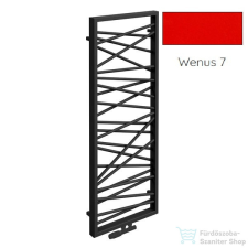 Radeco SPIDER 2 1200x530 design radiátor, WENUS 7 (piros) színben fűtőtest, radiátor