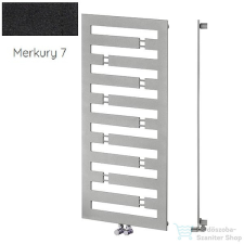 Radeco TENSOR 1 830x550 design radiátor,MERKURY 7 (matt fekete) színben fűtőtest, radiátor