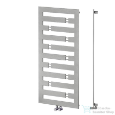 Radeco TENSOR 2 1160x550 design radiátor,MERKURY 2 (ezüst) színben fűtőtest, radiátor