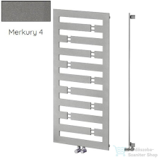 Radeco TENSOR 3 1600x550 design radiátor,MERKURY 4 (metál szürke) színben fűtőtest, radiátor