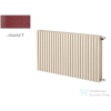 Radeco TORGET H2 600x980 design radiátor,JOWISZ 1 (matt bordó) színben