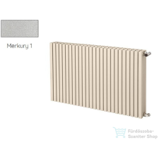 Radeco TORGET H2 600x980 design radiátor,MERKURY 1 (metál ezüst) színben fűtőtest, radiátor