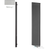 Radeco TORGET PLUS 3 1200x334 design radiátor, MERKURY 1 (metál ezüst) színben