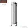 Radeco TUBO 2K KOLOR 1620x455 design radiátor, JOWISZ 5 (matt barna) színben