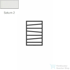 Radeco VIBO 1 821x550 design radiátor,SATURN 2 (matt fehér) színben fűtőtest, radiátor