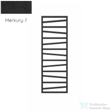 Radeco VIBO 3 1612x550 design radiátor,MERKURY 7 (matt fekete) színben fűtőtest, radiátor