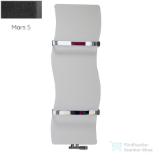 Radeco VINKA 1190x353 design radiátor törölközőtartó nélkül, MARS 5 (antracit) színben fűtőtest, radiátor