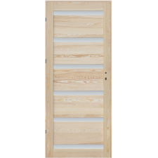RADEX GENEWA FENYŐ BELTÉRI AJTÓ 6 ÜVEGES, 100X210CM BAL, GERÉBTOKKAL építőanyag