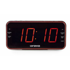 Rádiós Ébresztőóra Nagy Piros LED Kijelzővel, SLEEP, SNOOZE, DIMMER ébresztőóra
