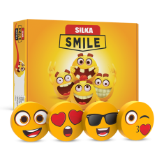  Radír, smile-kicsi, 36 db/display, Silka radír