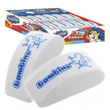 Radírgumi, fehér, BAMBINO radír