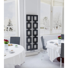 Radox Színes design radiátor - Radox Arena 650x580 mm antracit fűtőtest fűtőtest, radiátor