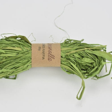  Raffia zöld 20 gramm szalag, masni