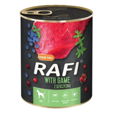 Rafi Adult Gabonamentes pastétom konzerv 800g-Vadhús, vörösáfonya kutyaeledel