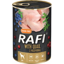 RAFI Kutya Pástétom Fürj Vörös- és Kék Áfonyával Konzerv 400 g (11801418) kutyaeledel