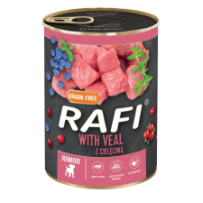 RAFI Paté Borjúval, Kék - és Vörösáfonyával, Gabonamentes, kölyökkutya 400g kutyaeledel