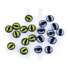  Ragasztható üveg szemek - 10 szett/csomag dekorációs kellék