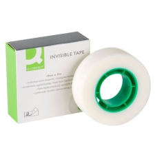 Ragasztószalag 19mmx33m láthatatlan Q-Connect KF02164 ragasztószalag és takarófólia