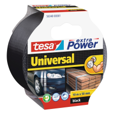 Ragasztószalag 50mmx10m Extra Power Tesa fekete ragasztószalag