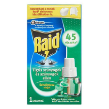 Raid Rovarírtó szúnyogirtó RAID utántöltő elektromos készülékhez eukaliptusz olajjal 27ml tisztító- és takarítószer, higiénia