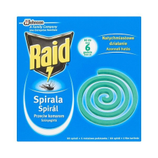Raid Rovarírtó szúnyogirtó spirál RAID kültéri 10db-os tisztító- és takarítószer, higiénia