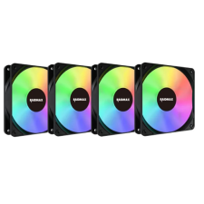 Raidmax X-AIR 120mm fekete 4 darabos szett hűtés