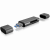 RaidSonic CardReader USB SD/MicroSD (TF) USB 2.0 Card Reader mit Type-C & -A und OTG (IB-CR200-C)