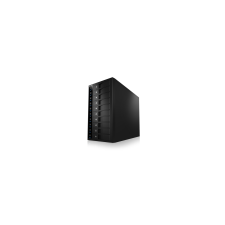 RaidSonic Icy Box IB-3810U3 10x 3.5" USB 3.0 Külső HDD tároló rendszer - Fekete asztali számítógép kellék