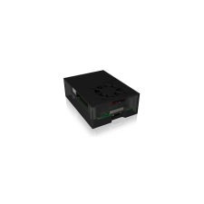 RaidSonic Icy Box IB-RP109 Raspberry Pi® 4 HDD ház hűtővel - Fekete asztali számítógép kellék