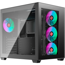 RAIJINTEK Paean C7 TG4 Számítógépház - Fekete (0R20B00234) számítógép ház
