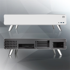 RAIJINTEK Pan Slim (ITX, fehér) számítógép ház