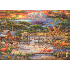 Ráj a Kilimandzsáró alatt 500 darabos puzzle puzzle, kirakós